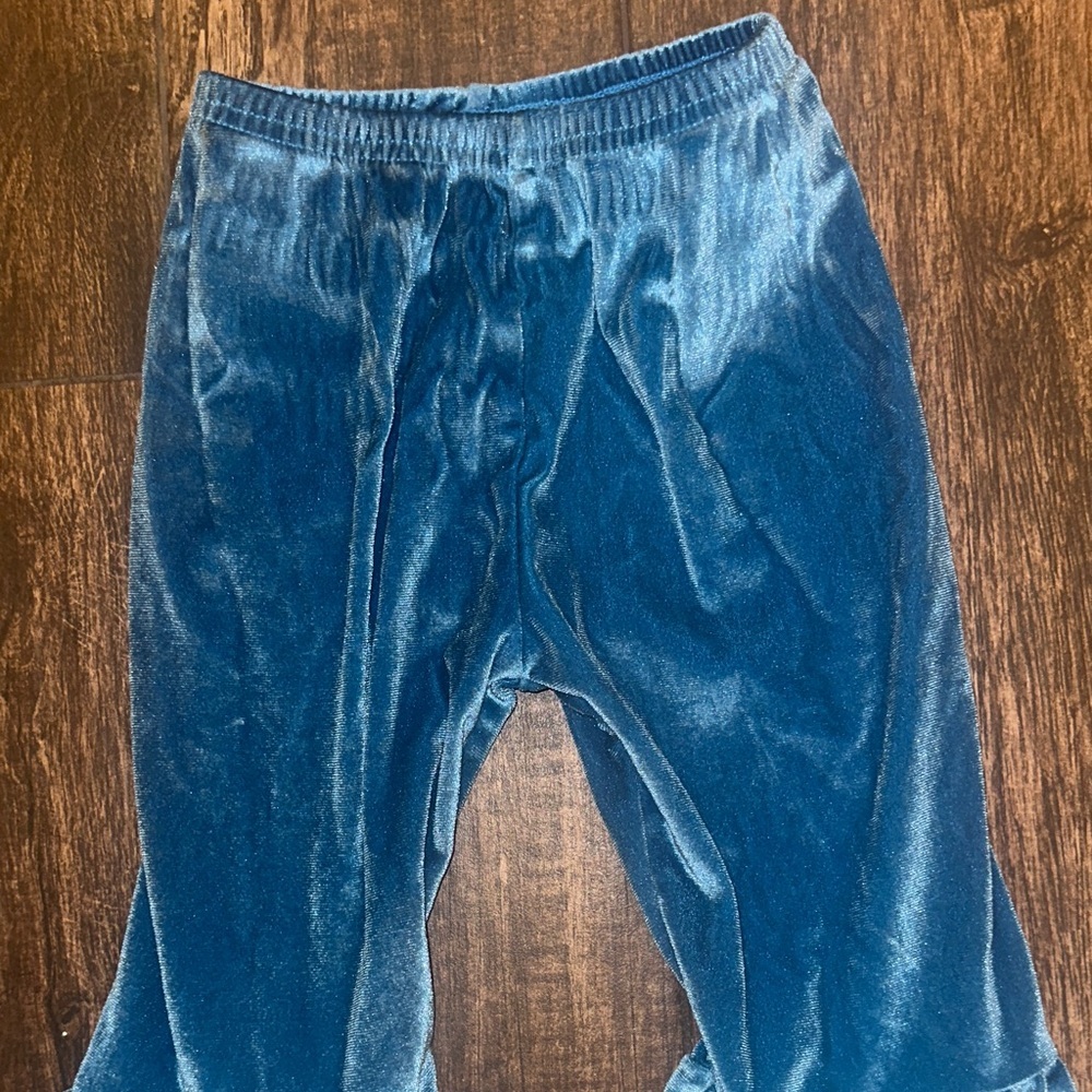 Blue Velvet Kids Flared Bottoms - Picture 4 of 5